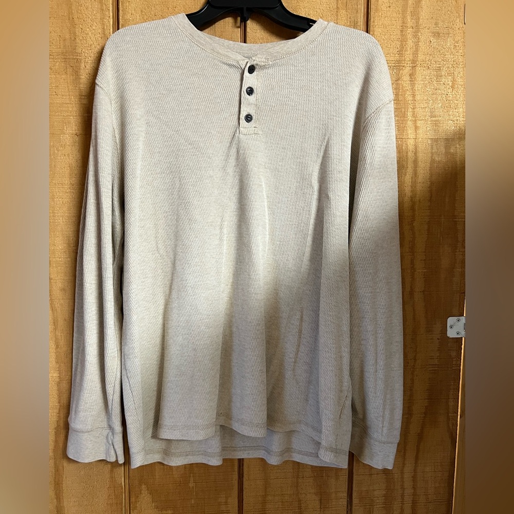 George Cream Henley Shirt